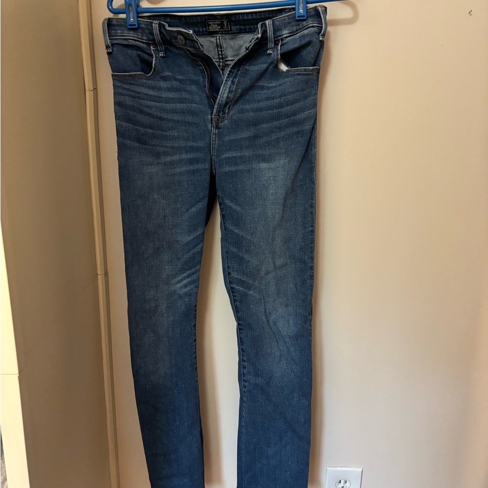 Abercrombie & Fitch Blue Skinny Denim Jeans
